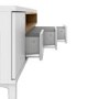 Roomers TV Unit in White and Oak