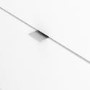 Slim White Wall Hung Shoe Cabinet -  3 Pairs