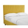 LPD Lexie Double Bed in Mustard Yellow Velvet