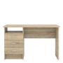 Function Plus Desk 3 Drawers in Oak