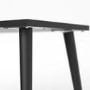 Oslo Desk 2 Drawer in White and Black Matt