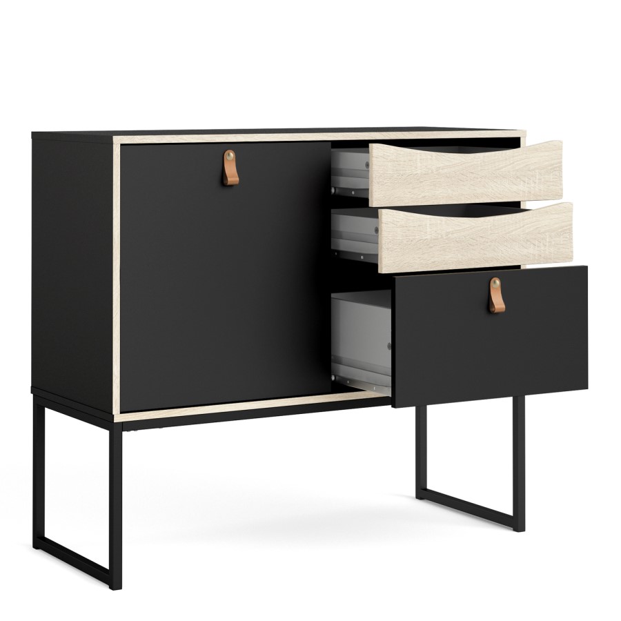 Stubbe Sideboard with 1 Door and 3 Drawers