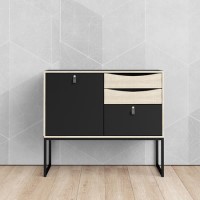 Stubbe Sideboard with 1 Door and 3 Drawers