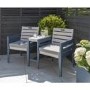 Garden Love Seats in Grey and Blue - Galaxy