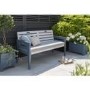 3 Seater Garden Bench with Cushion - Galaxy