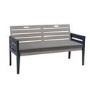 3 Seater Garden Bench with Cushion - Galaxy
