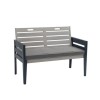 2 Seater Garden Bench with Cushion - Galaxy