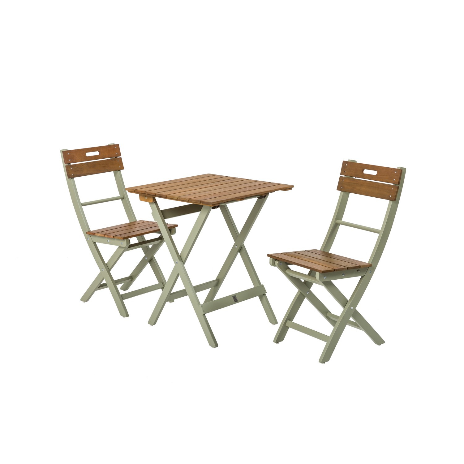 Green Garden Folding Bistro Set - Verdi - Furniture123