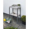 Grigio Garden Potting Table in Grey