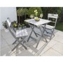 Grey Folding Garden Bistro Set - Grigio