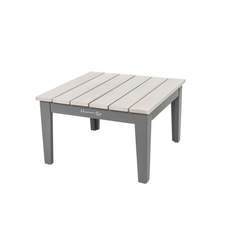 Grigio Wooden Garden Table in Grey