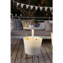 Keter White Plastic Outdoor Illuminated Cool Bar Table