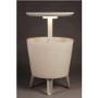 Keter White Plastic Outdoor Illuminated Cool Bar Table