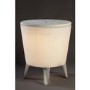 Keter White Plastic Outdoor Illuminated Cool Bar Table