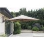 Wall Mounted Cantilever Outdoor Parasol in Taupe 2x2m with Cover Included