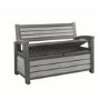 Keter Hudson Grey Garden Storage Bench 227L
