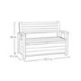 Keter Hudson Grey Garden Storage Bench 227L