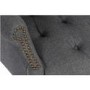 Grey Fabric Chesterfield Executive Office Chair - Teknik Office