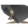 Grey Fabric High Back Office Chair with Wooden Arms and Base - Teknik Office