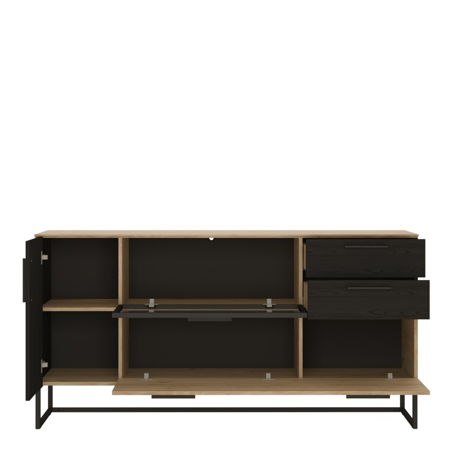 Cordoba Glazed Sideboard - 3 Doors 2 Drawers