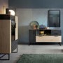 Cordoba Glazed Sideboard - 3 Doors 2 Drawers