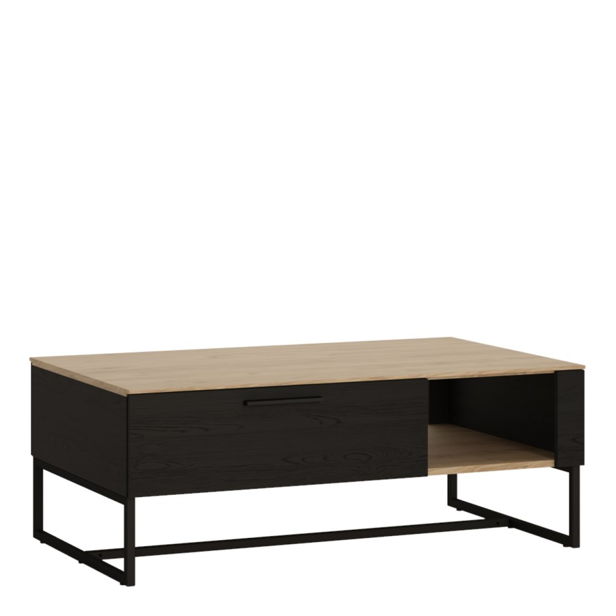 Dark Wood Effect Coffee Table - Industrial - Cordoba