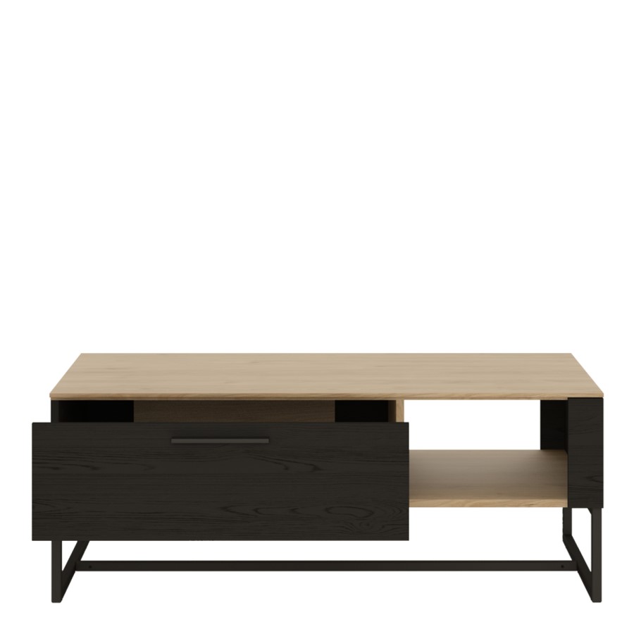 Dark Wood Effect Coffee Table - Industrial - Cordoba