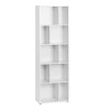 Maze Bookcase 4 Shelves in White