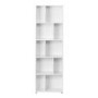 Maze Bookcase 4 Shelves in White