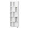 Maze Bookcase 4 Shelves in White