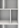 Maze Bookcase 4 Shelves in White