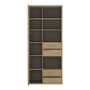 Shetland Tall Wide 1 Door 4 Drawer Storage Cabinet