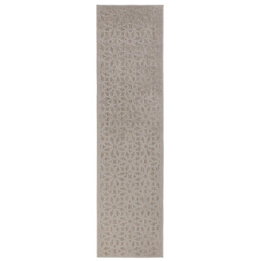 Piatto Argento Silver Runner Rug - 60 x 230 cm - Flair
