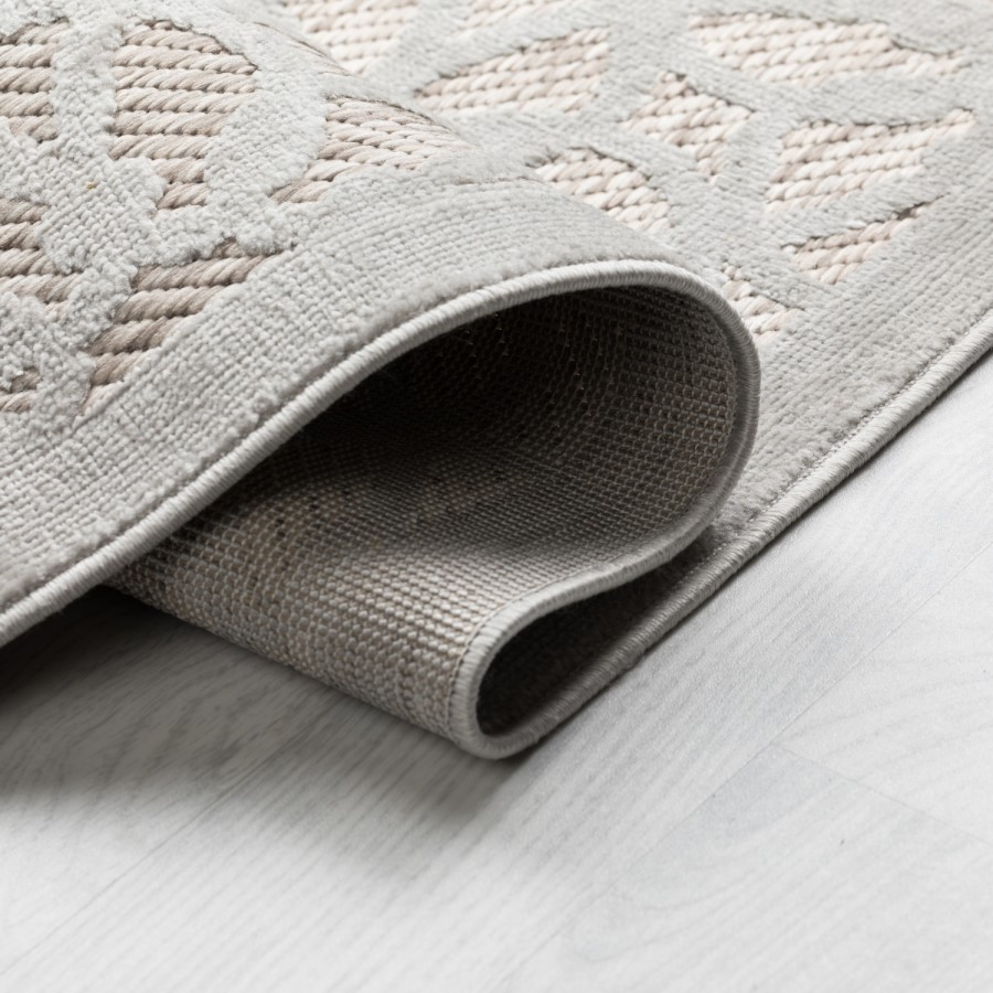 Piatto Argento Silver Runner Rug - 60 x 230 cm - Flair