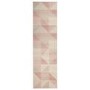 Urban Triangle Blush Runner Pink - 60 x 220 cm - Flair