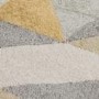 Urban Triangle Ochre & Grey Runner Rug - 60 x 220 cm - Flair