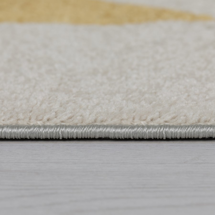 Urban Triangle Ochre & Grey Runner Rug - 60 x 220 cm - Flair
