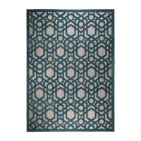 Piatto Oro Blue Indoor/Outdoor Rug - 120 x 170 cm - Flair Piatto Oro Blue Indoor/Outdoor Rug - 120 x 170 cm - Flair