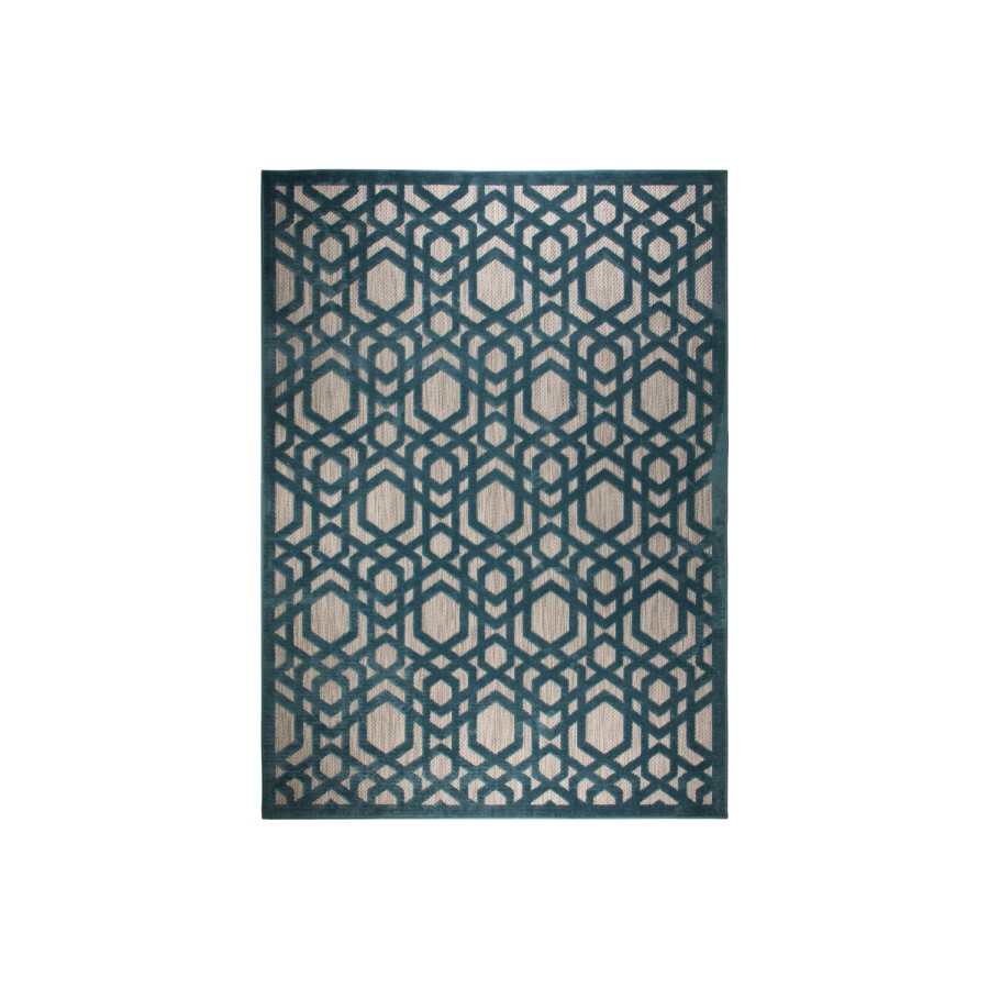 Piatto Oro Blue Indoor/Outdoor Rug - 120 x 170 cm - Flair
