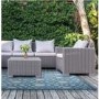 Piatto Oro Blue Indoor/Outdoor Rug - 120 x 170 cm - Flair