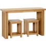Oak Space Saving Dining Set - Seats 2 - Richmond