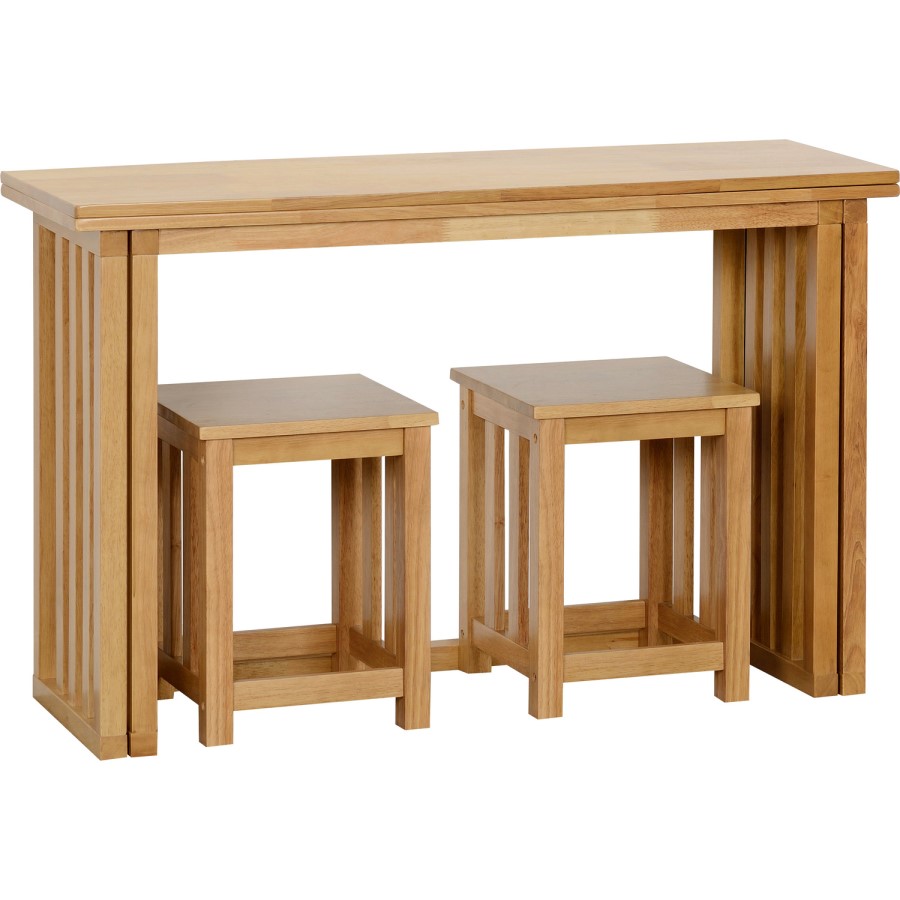 GRADE A1 - Richmond Foldaway Dining Set Oak Effect