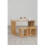 Oak Space Saving Dining Set - Seats 2 - Richmond