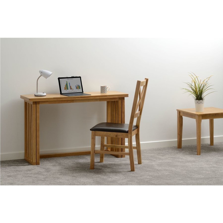 GRADE A1 - Richmond Foldaway Dining Set Oak Effect