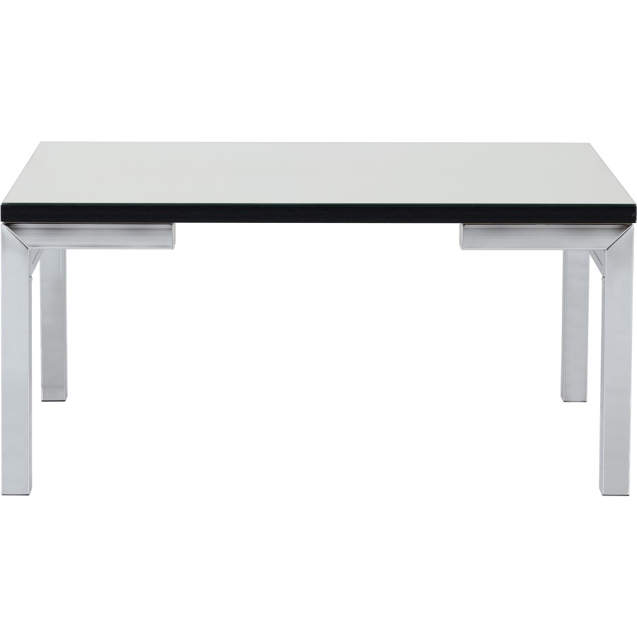 Valencia Coffee Table Mirrored/Black Trim