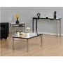 Valencia Coffee Table Mirrored/Black Trim