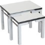Mirrored Nest of 2 Tables Valencia - Seconique