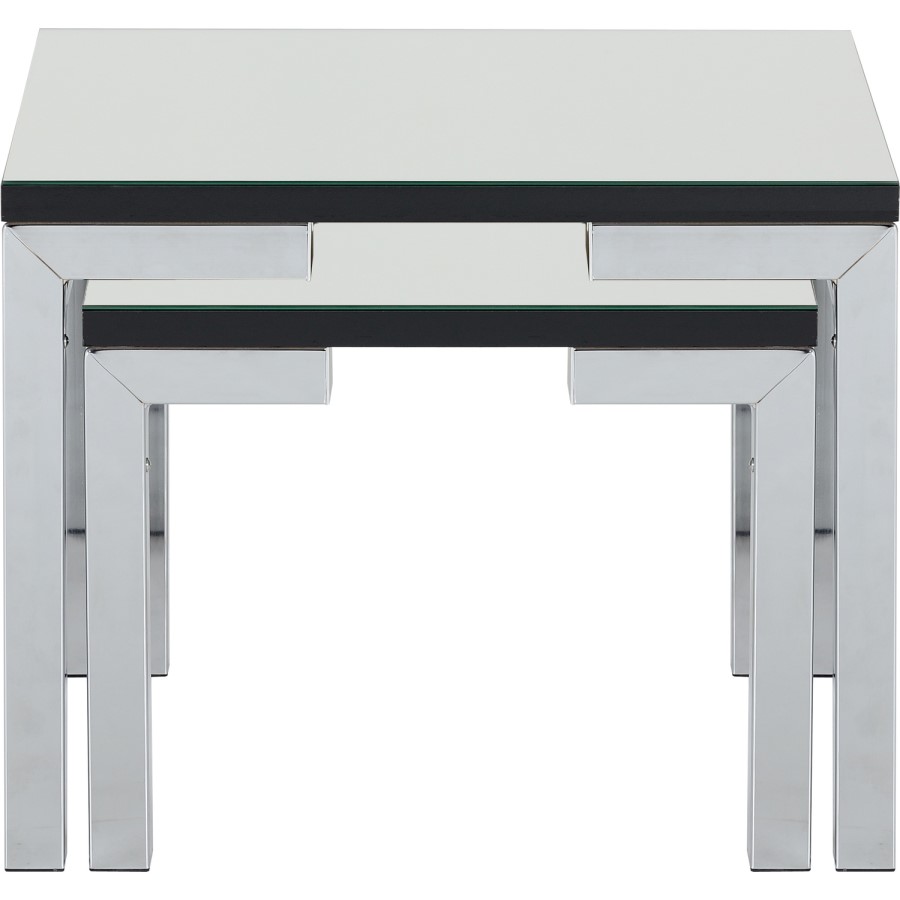 Mirrored Nest of 2 Tables Valencia - Seconique