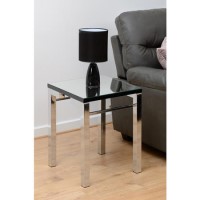 Valencia Mirrored Side Table -Seconique