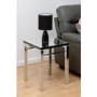 Valencia Mirrored Side Table -Seconique
